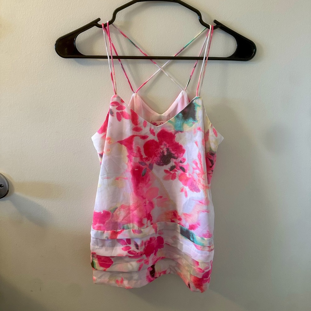 Candie’s tank top spaghetti strap summer